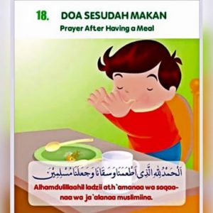 Bacaan Doa Selepas Makan Rumi Dan Jawi